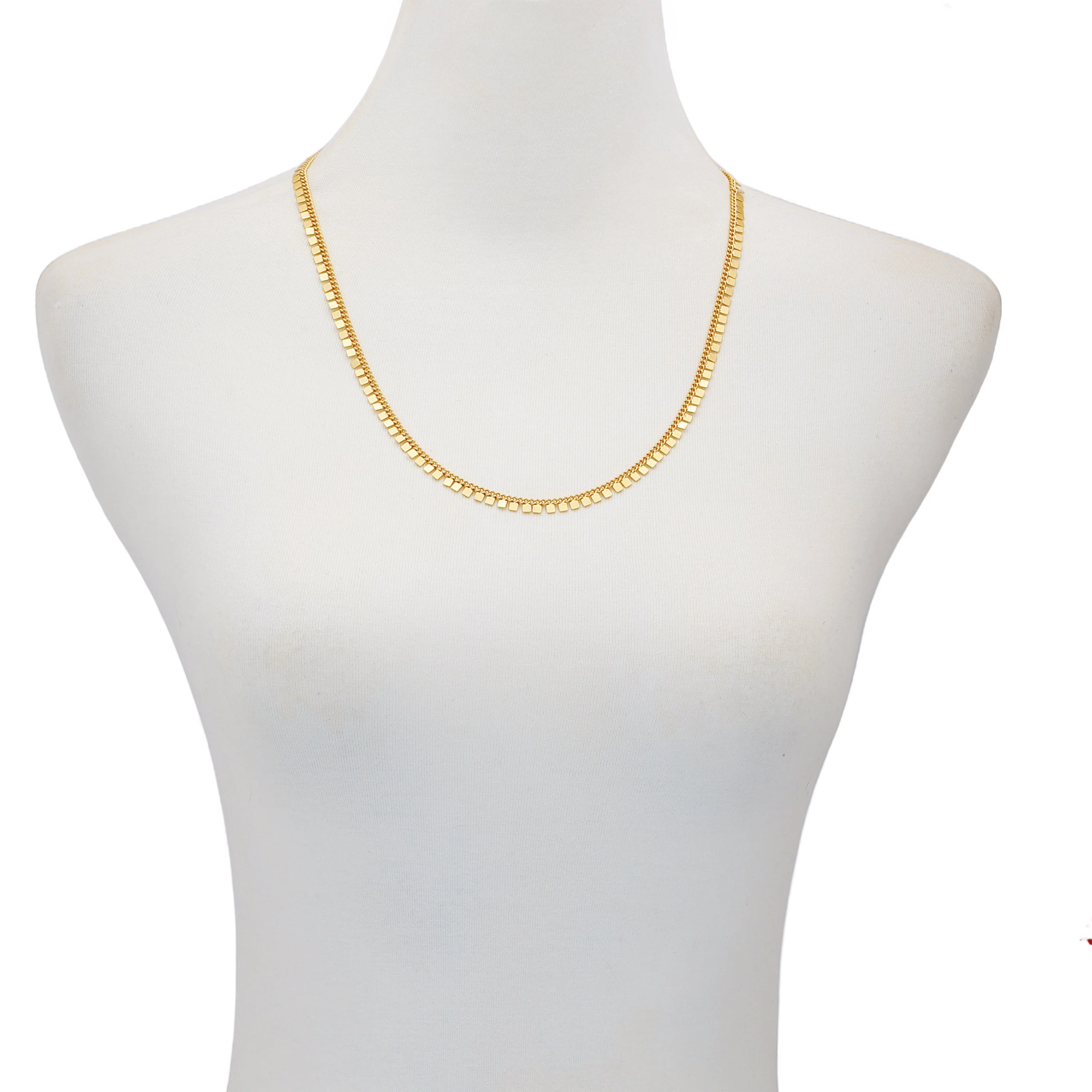 Geometric Chain Necklace - Image 3