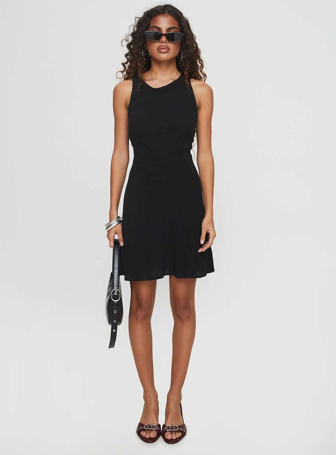 Vivre Mini Dress Black - Image 7