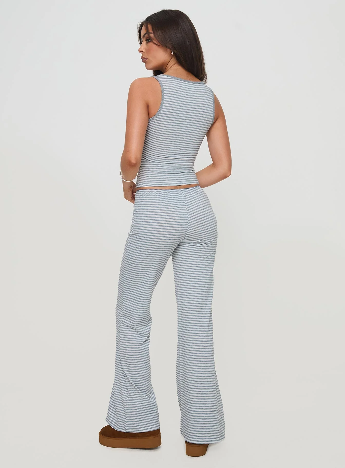 Waffles Stripe Sleep Set Multi - Image 5