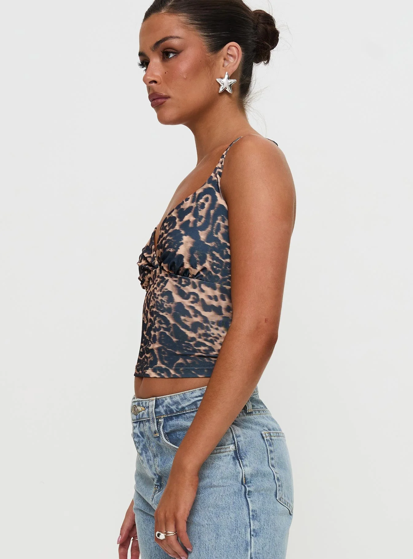Wandella Tank Brown Leopard - Image 7