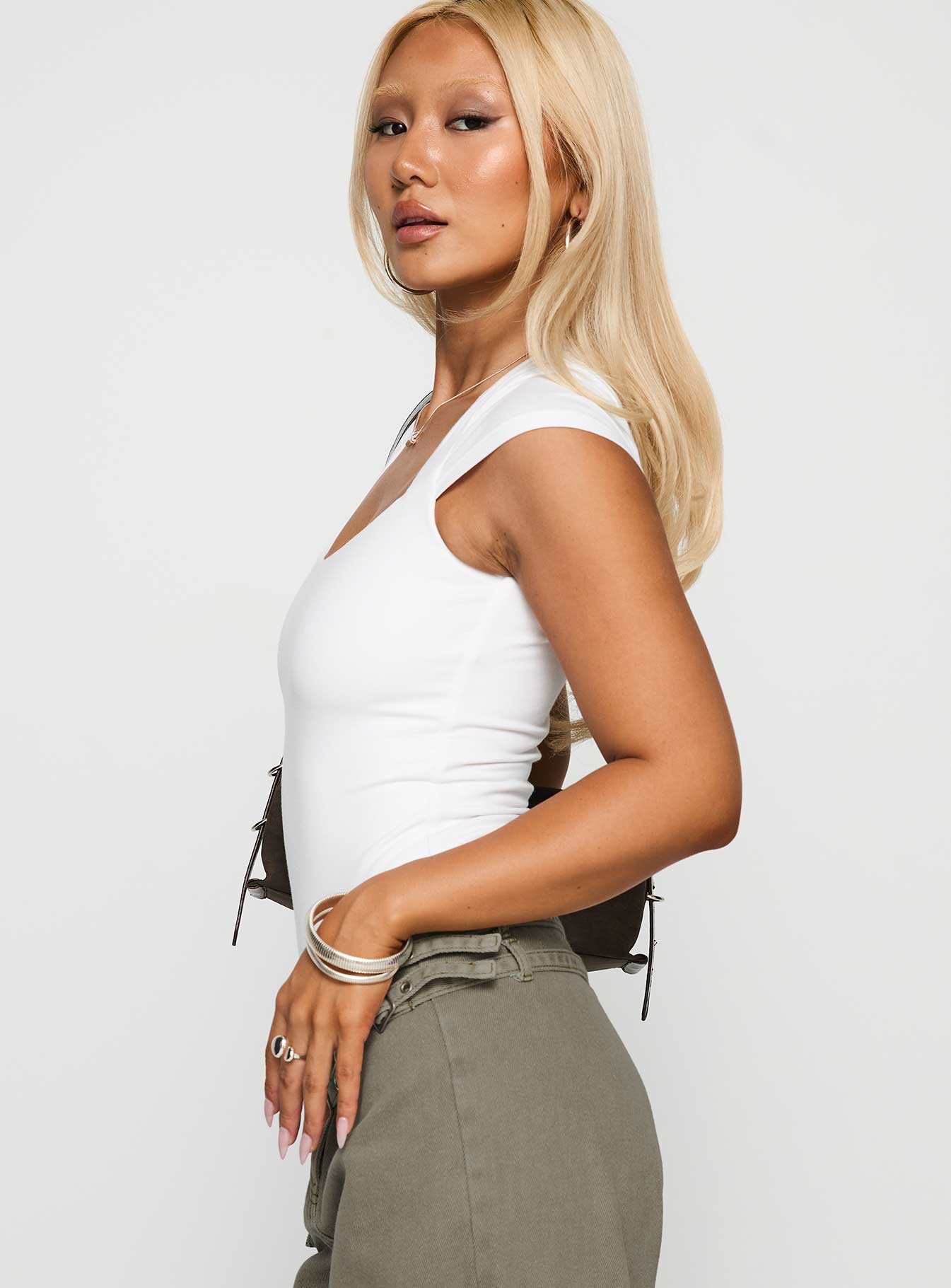 Want You Forever Bodysuit White - Image 4