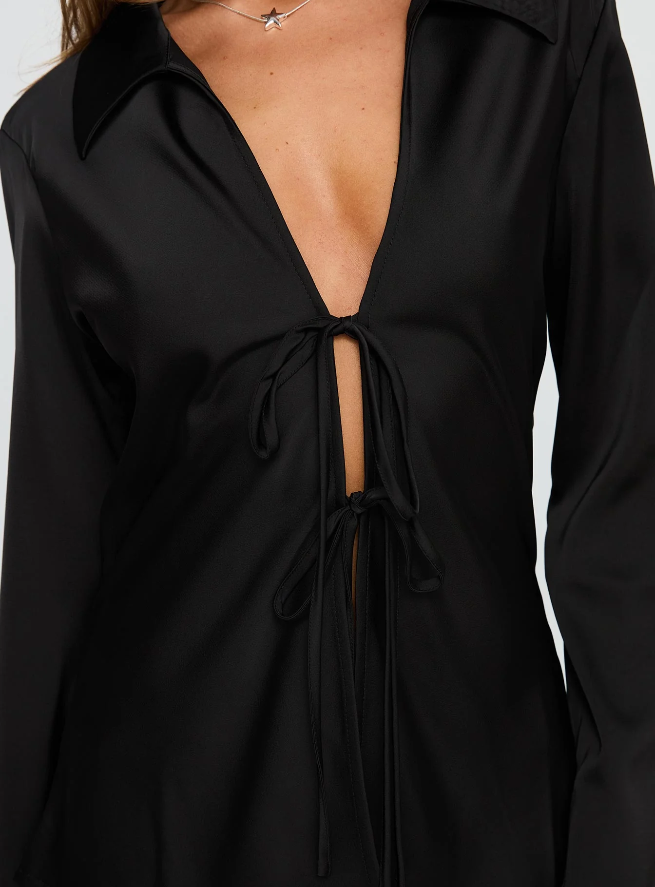 Way Life Goes Long Sleeve Top Black - Image 5