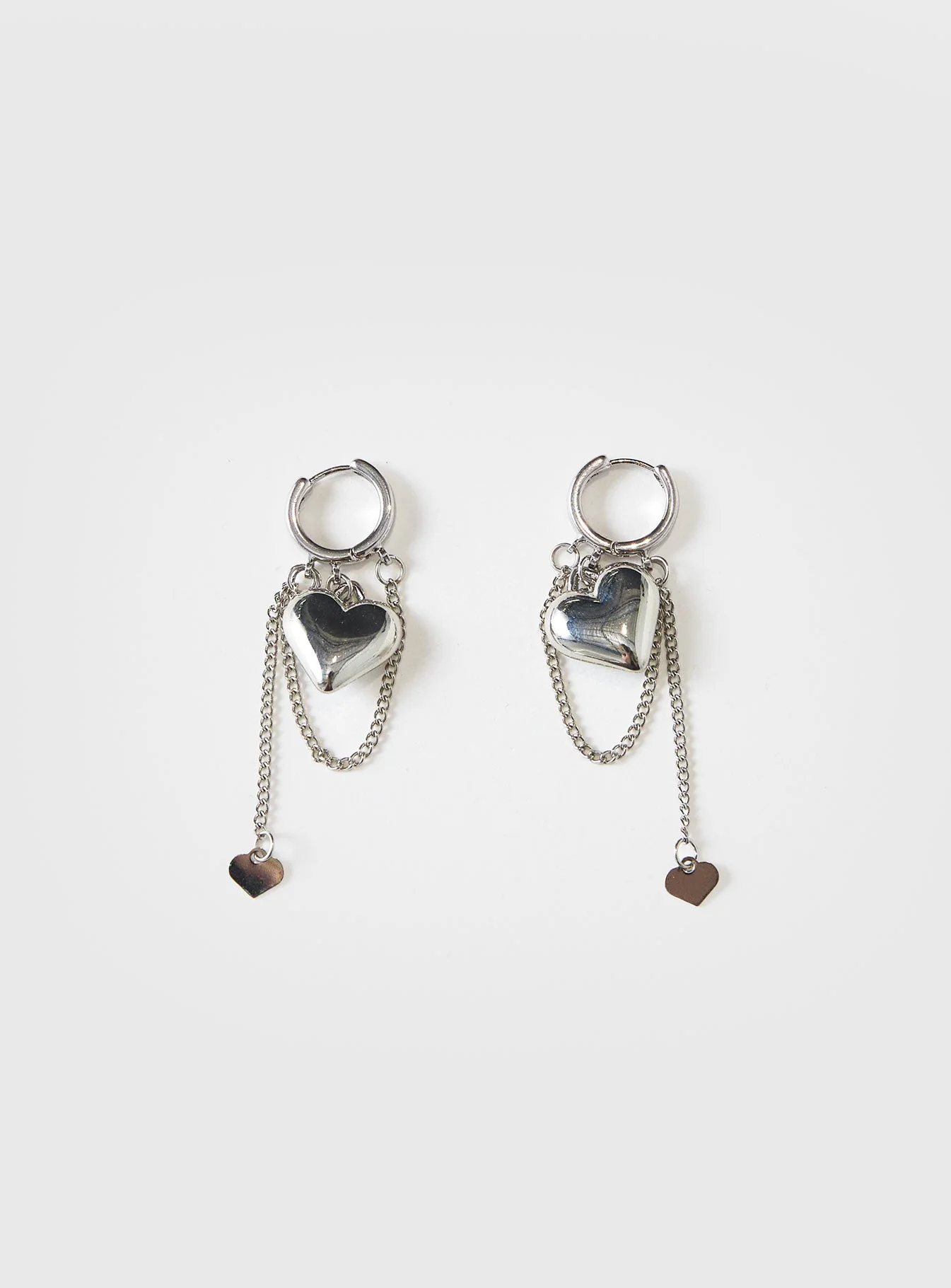 We Found Love Earrings Silver - Image 3