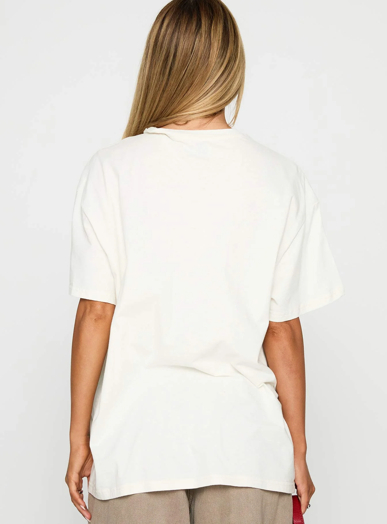 West Coast Style Oversized Tee White - Image 5