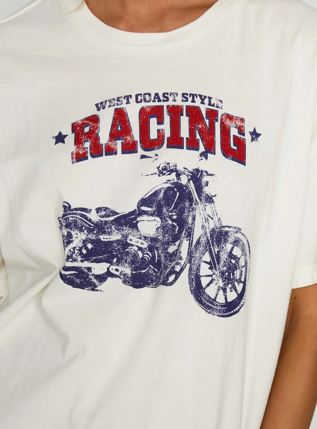 West Coast Style Oversized Tee White - Image 6