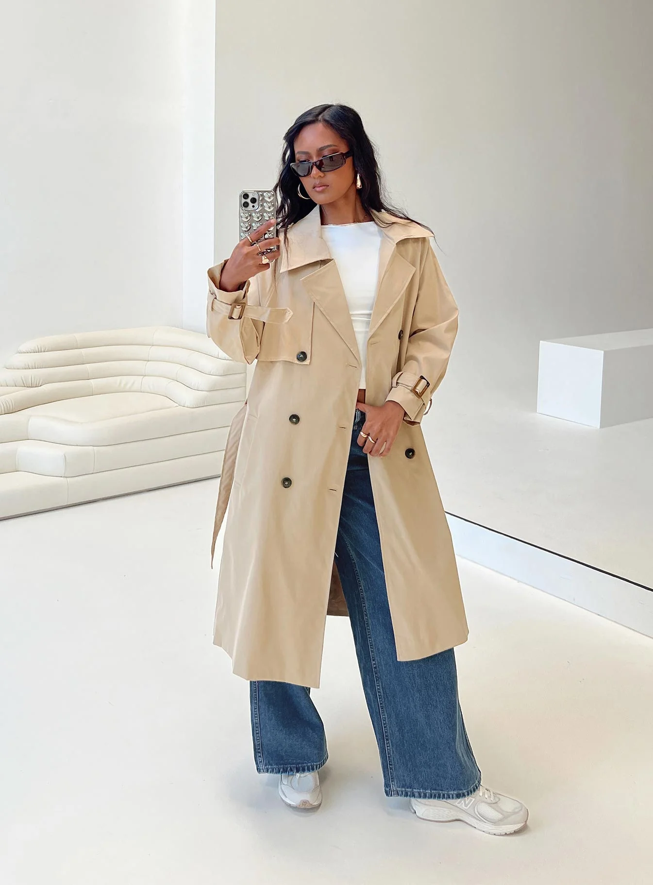 Westwind Trench Coat Natural - Image 6