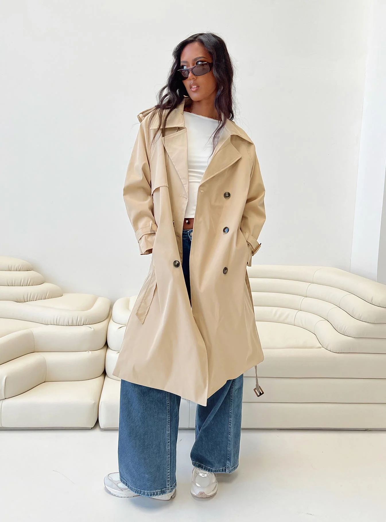 Westwind Trench Coat Natural - Image 7
