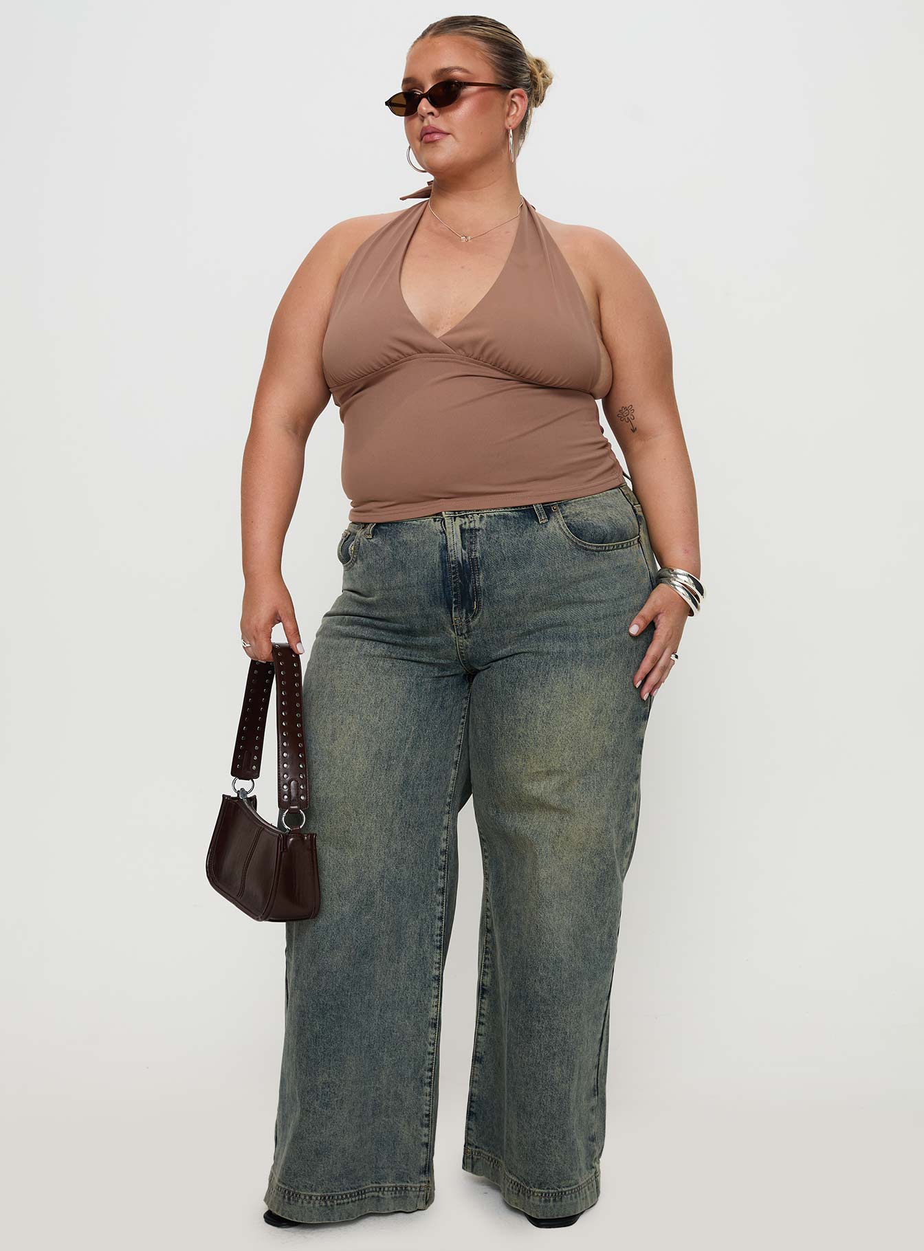 Whimsy Halter Top Chocolate Curve - Image 3
