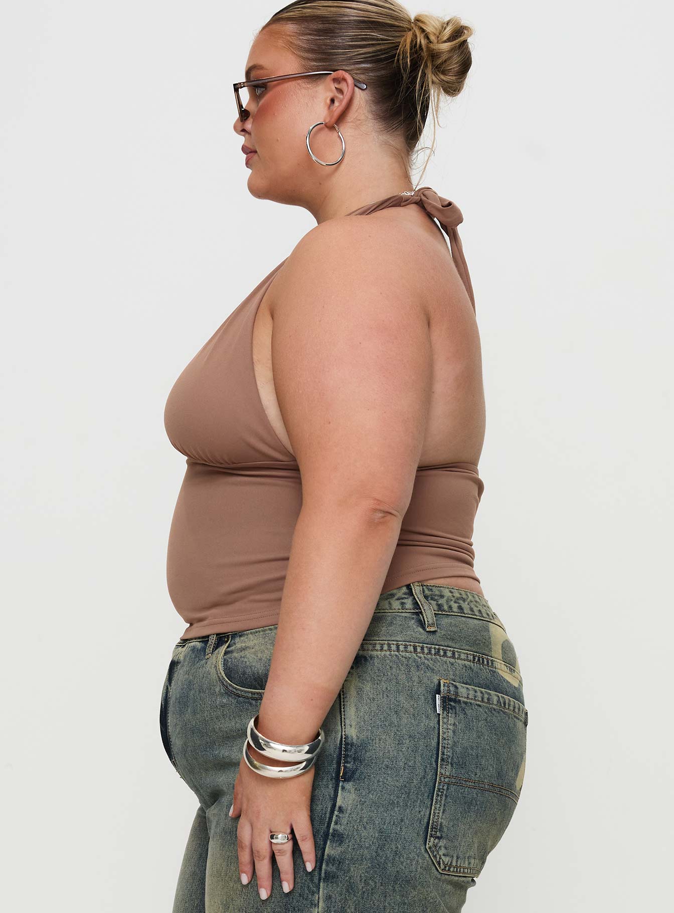 Whimsy Halter Top Chocolate Curve - Image 4