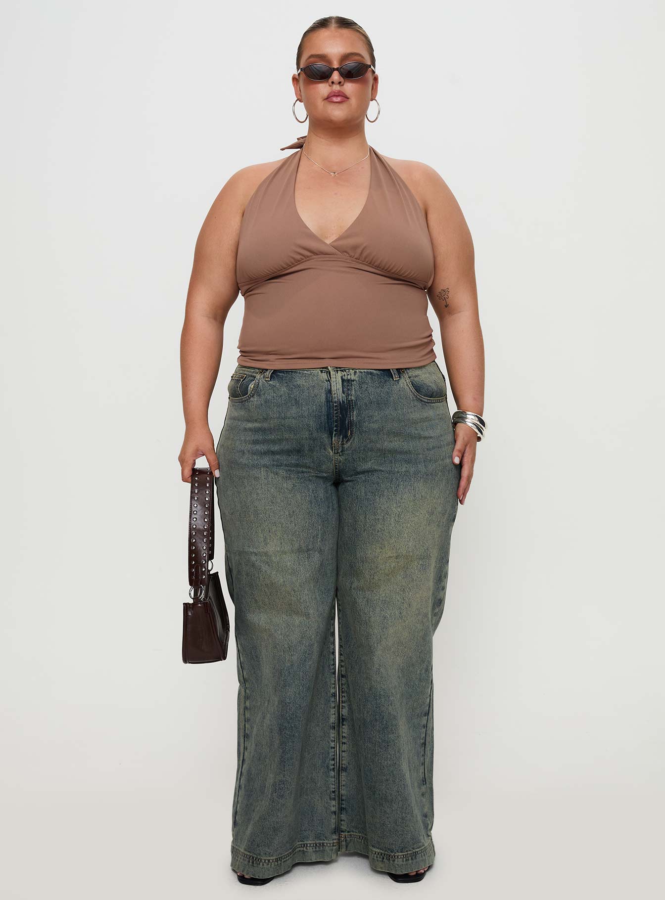 Whimsy Halter Top Chocolate Curve - Image 7