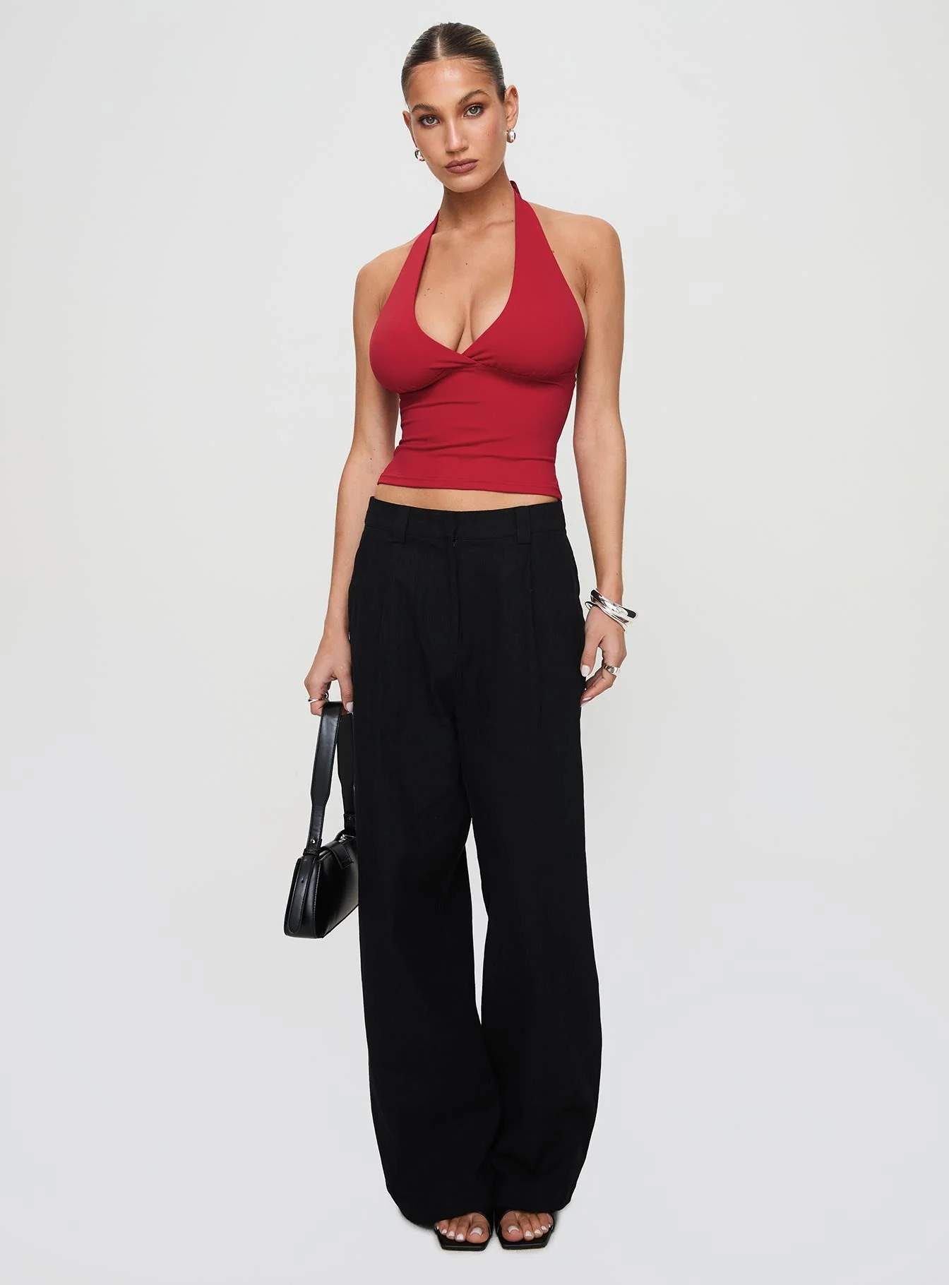 Whimsy Halter Top Red - Image 3