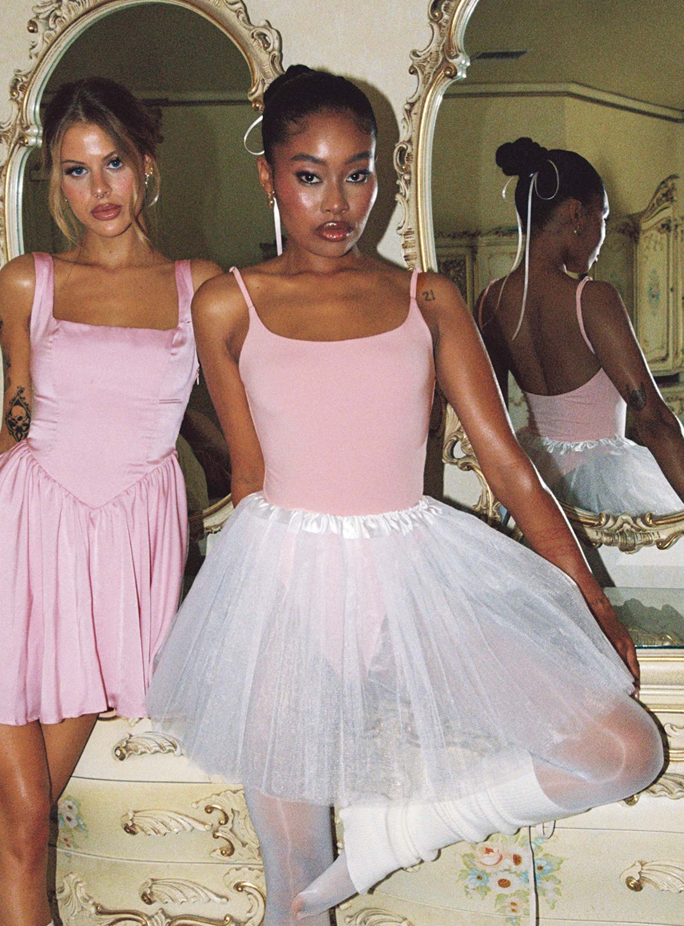 White Swan Ballerina Skirt White - Image 4