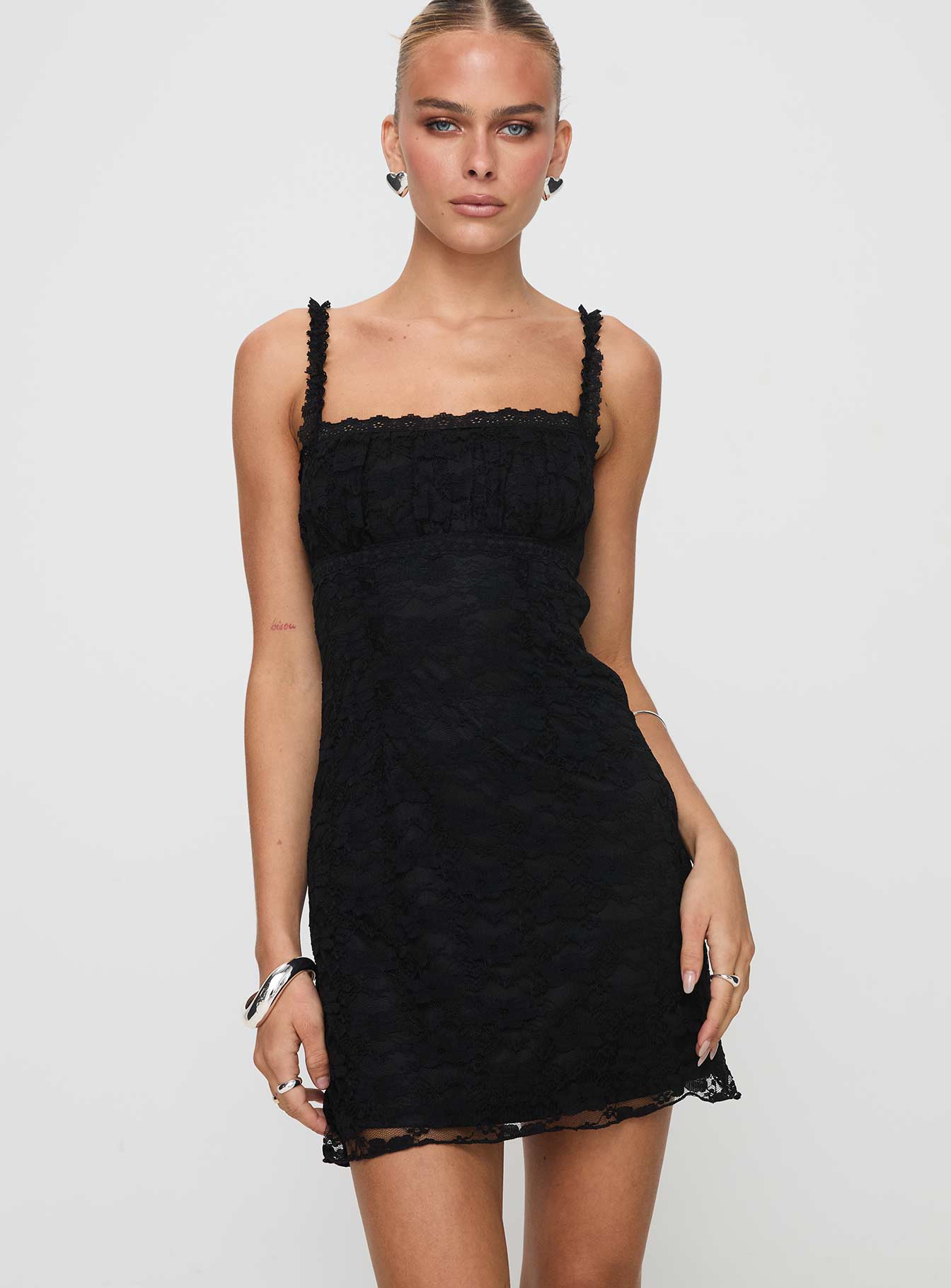 Wignall Mini Dress Black - Image 2