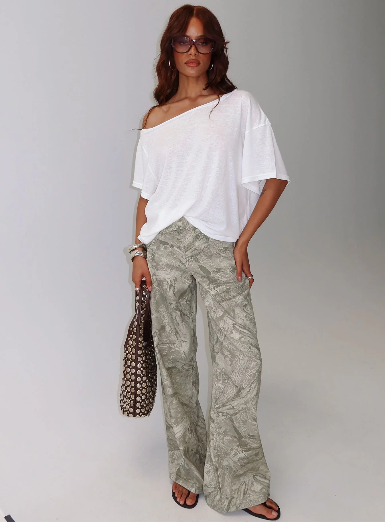 Winny Off Shoulder Tee White - Image 3