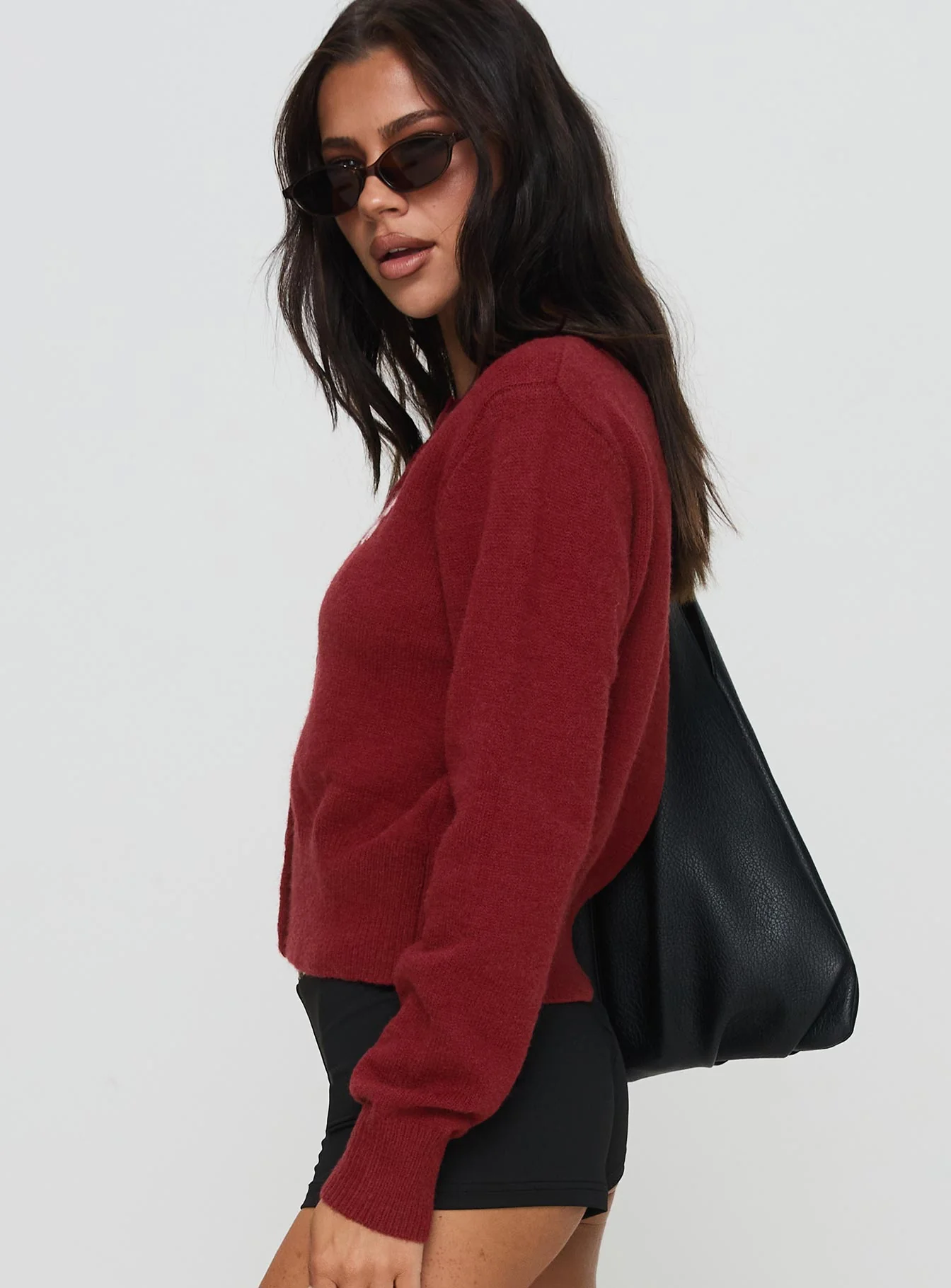 With A Bow Cardigan Red - Image 4