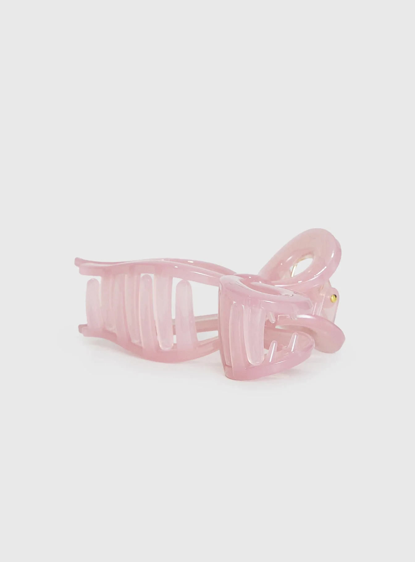 With A Bow Hair Clip Pink - Image 4