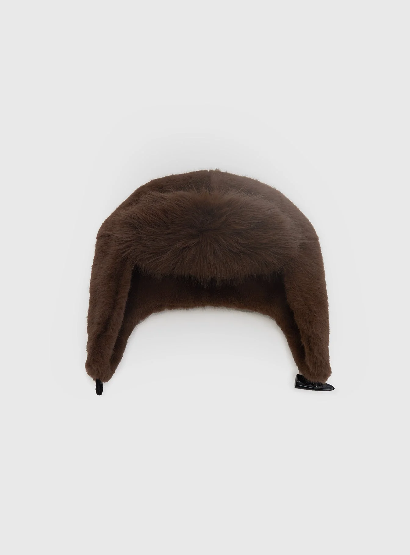 Woolfe Fluffy Hat Brown - Image 2