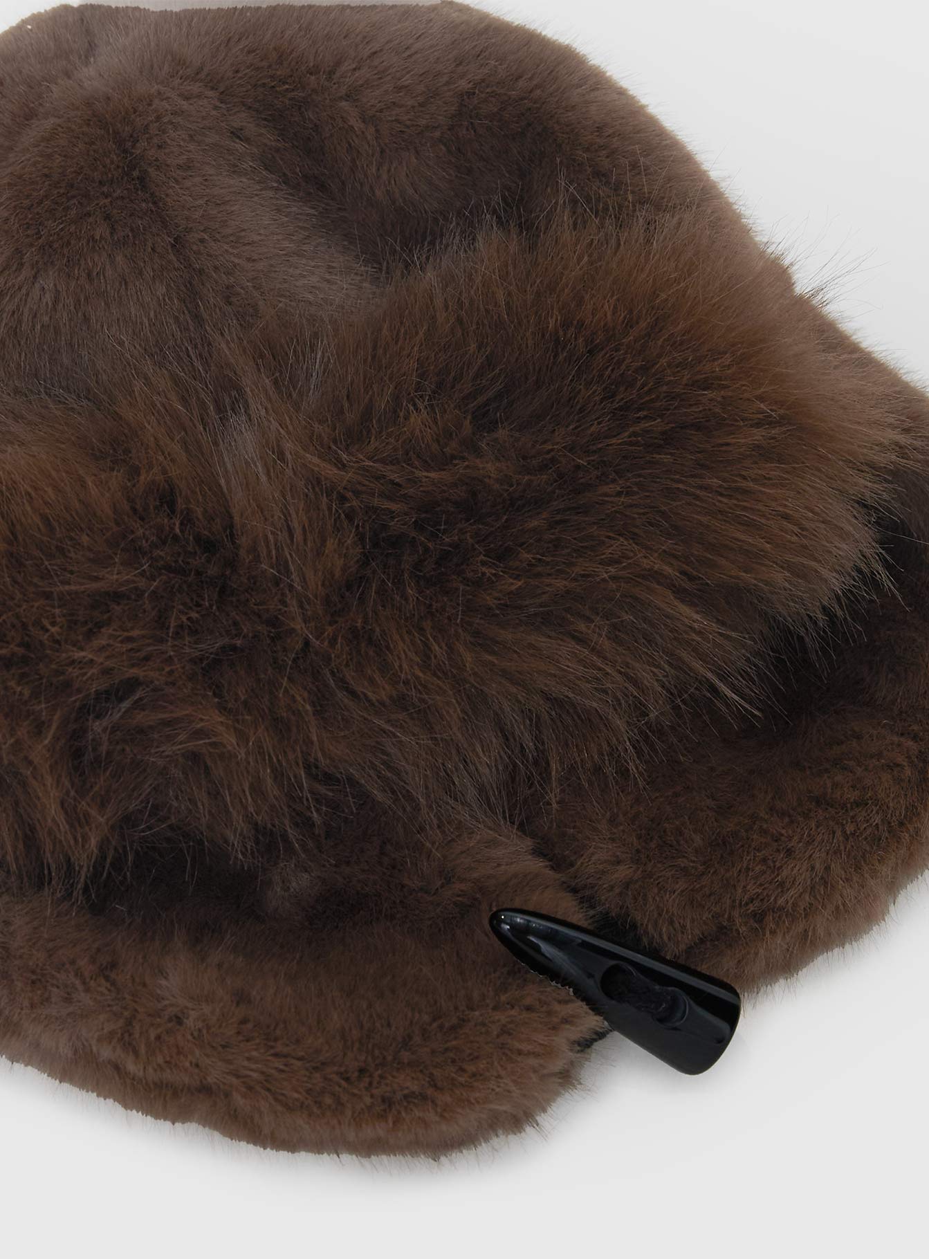Woolfe Fluffy Hat Brown - Image 4