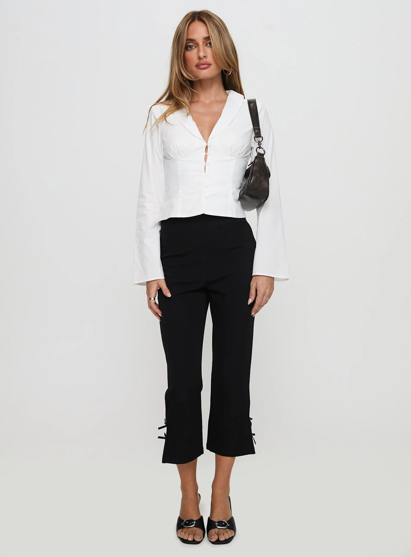 Work Of Art Long Sleeve Top White - Image 3