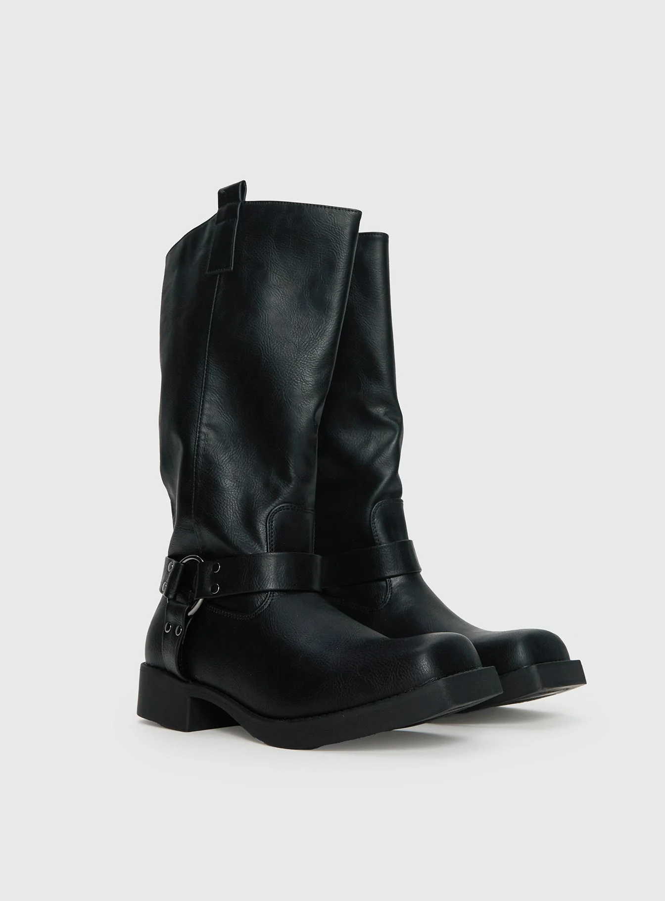 Wrecked Western Boots Black - Image 3