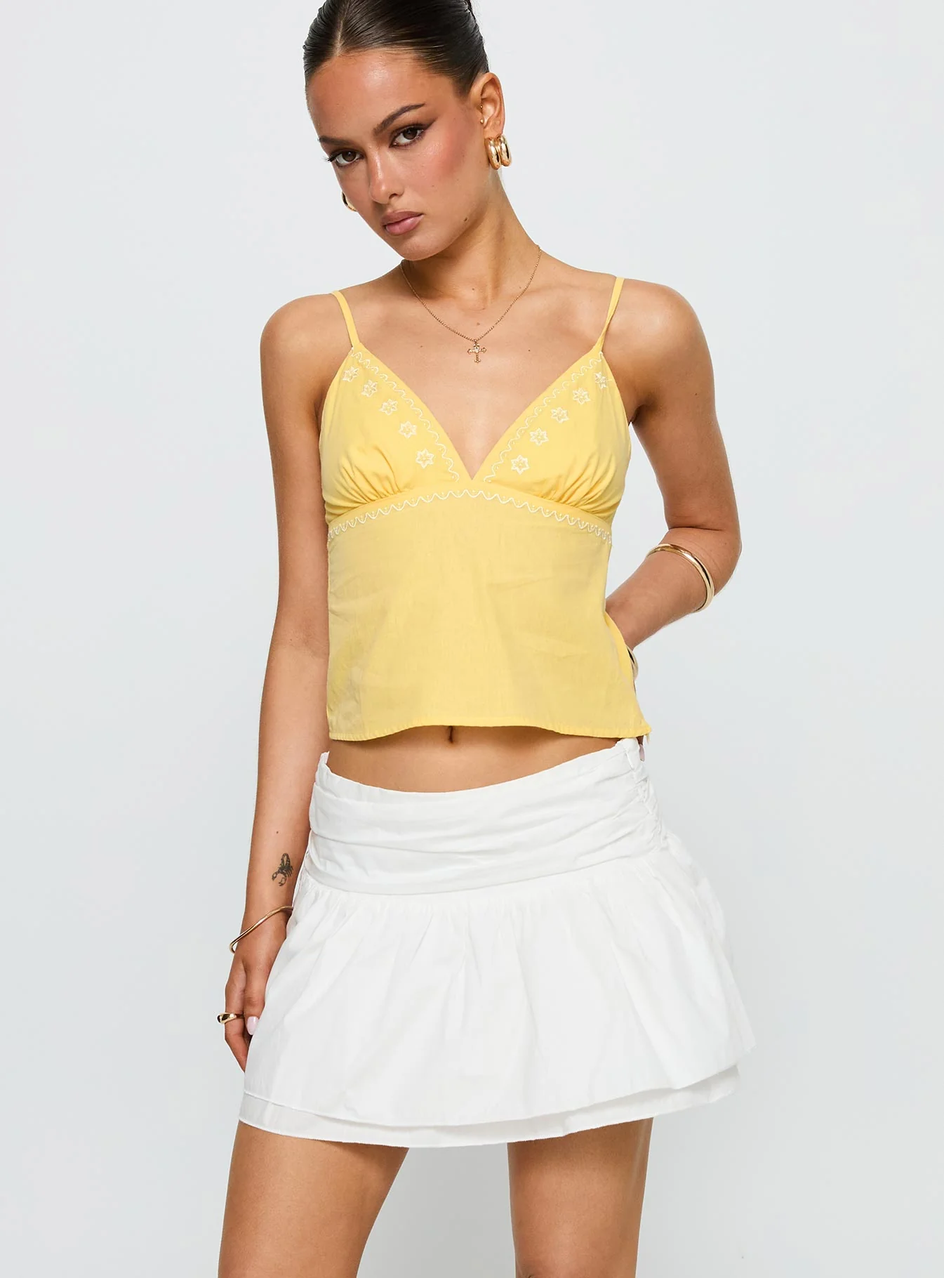 Written In The Stars Mini Skirt White - Image 2