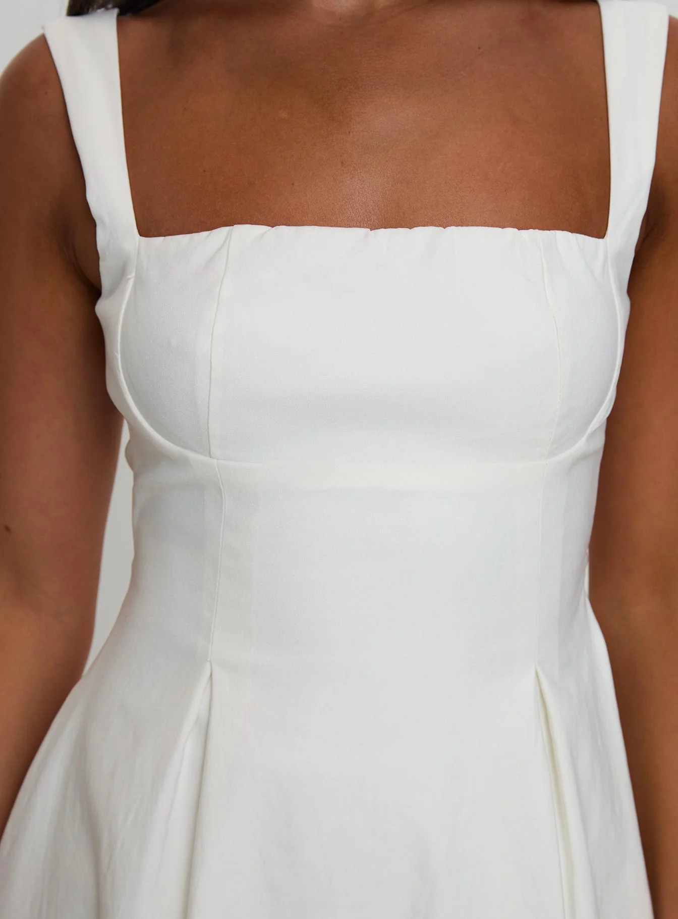 Xanthus Mini Dress White - Image 9