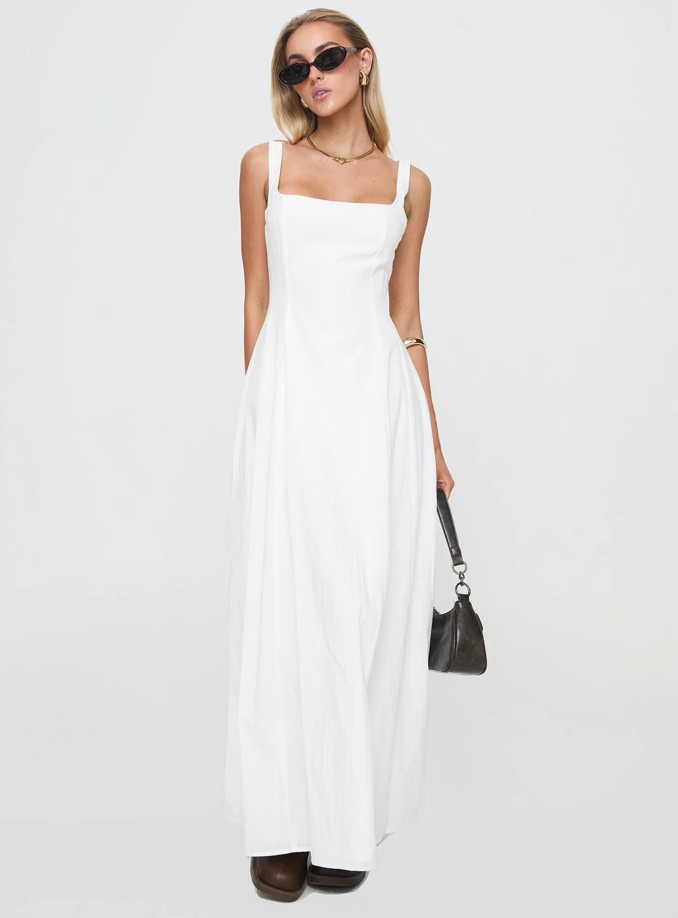 You Can Maxi Dress White - Image 2