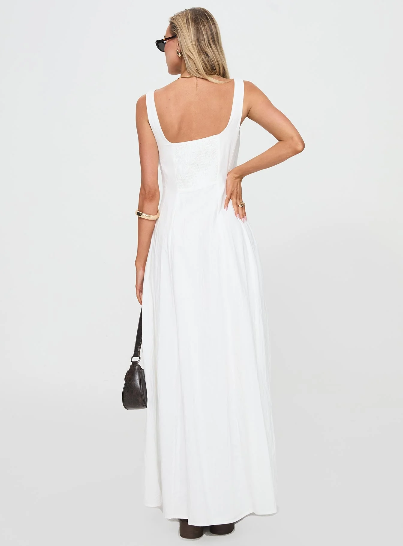 You Can Maxi Dress White - Image 5