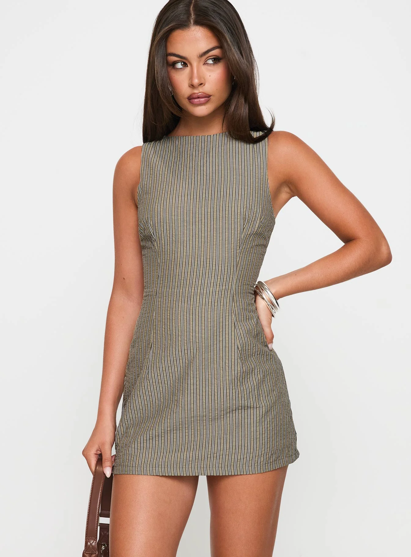 Yumiko Romper Green Stripe - Image 3