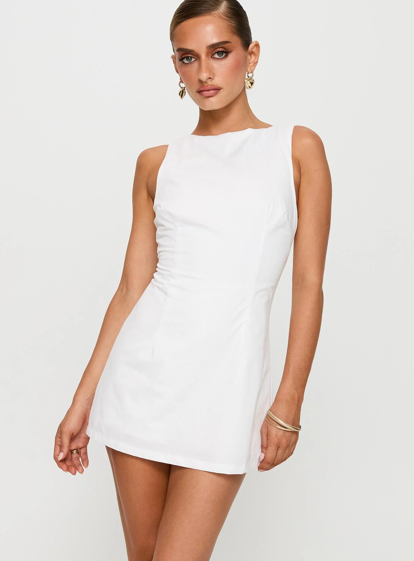 Yumiko Romper White Petite - Image 2