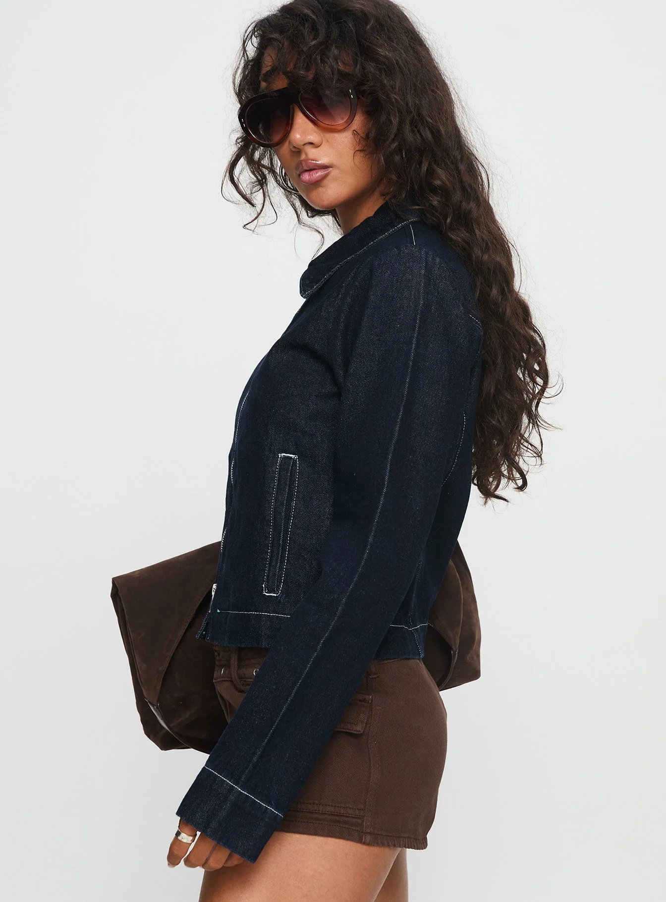 Yuritzi Denim Jacket Indigo - Image 4