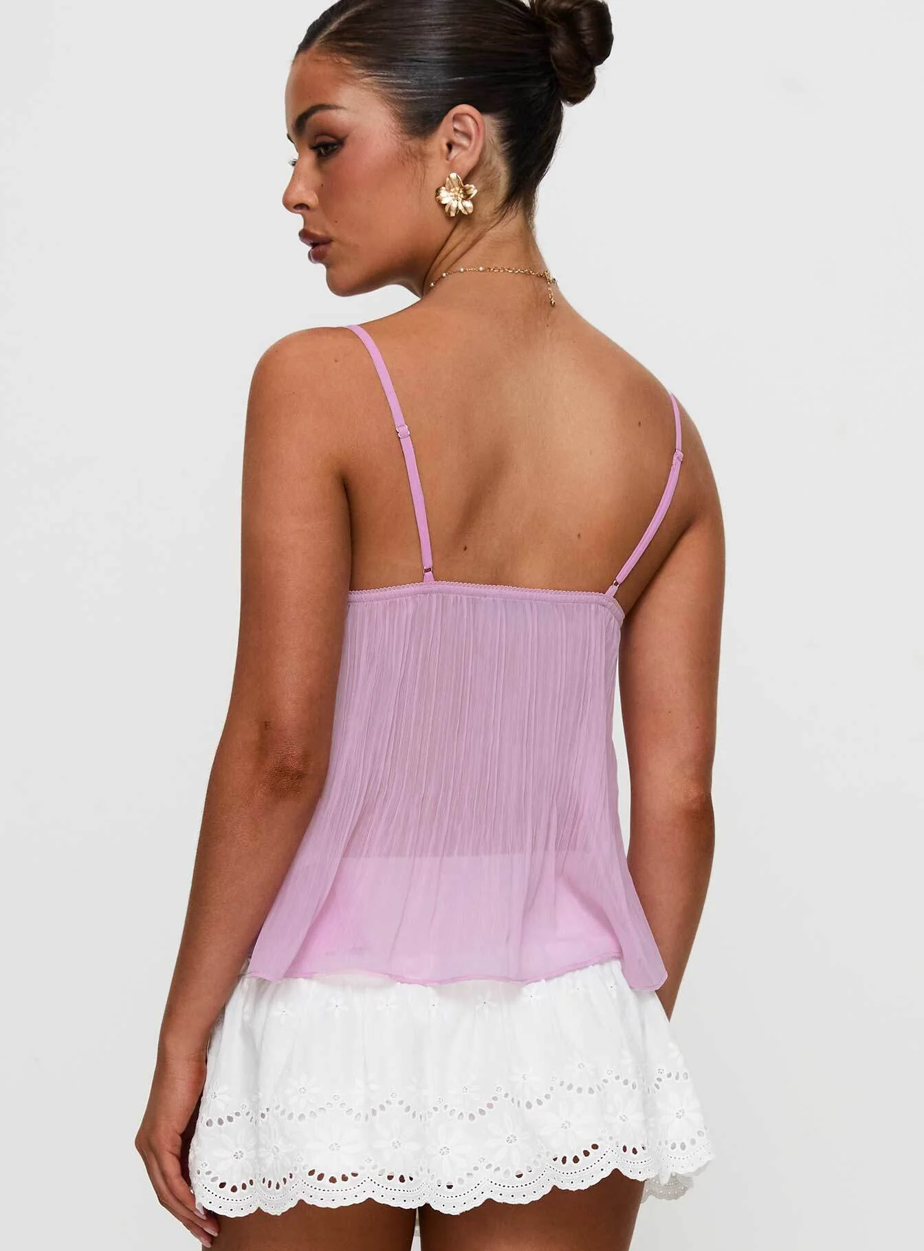 Zami Pleat Top Pink - Image 5