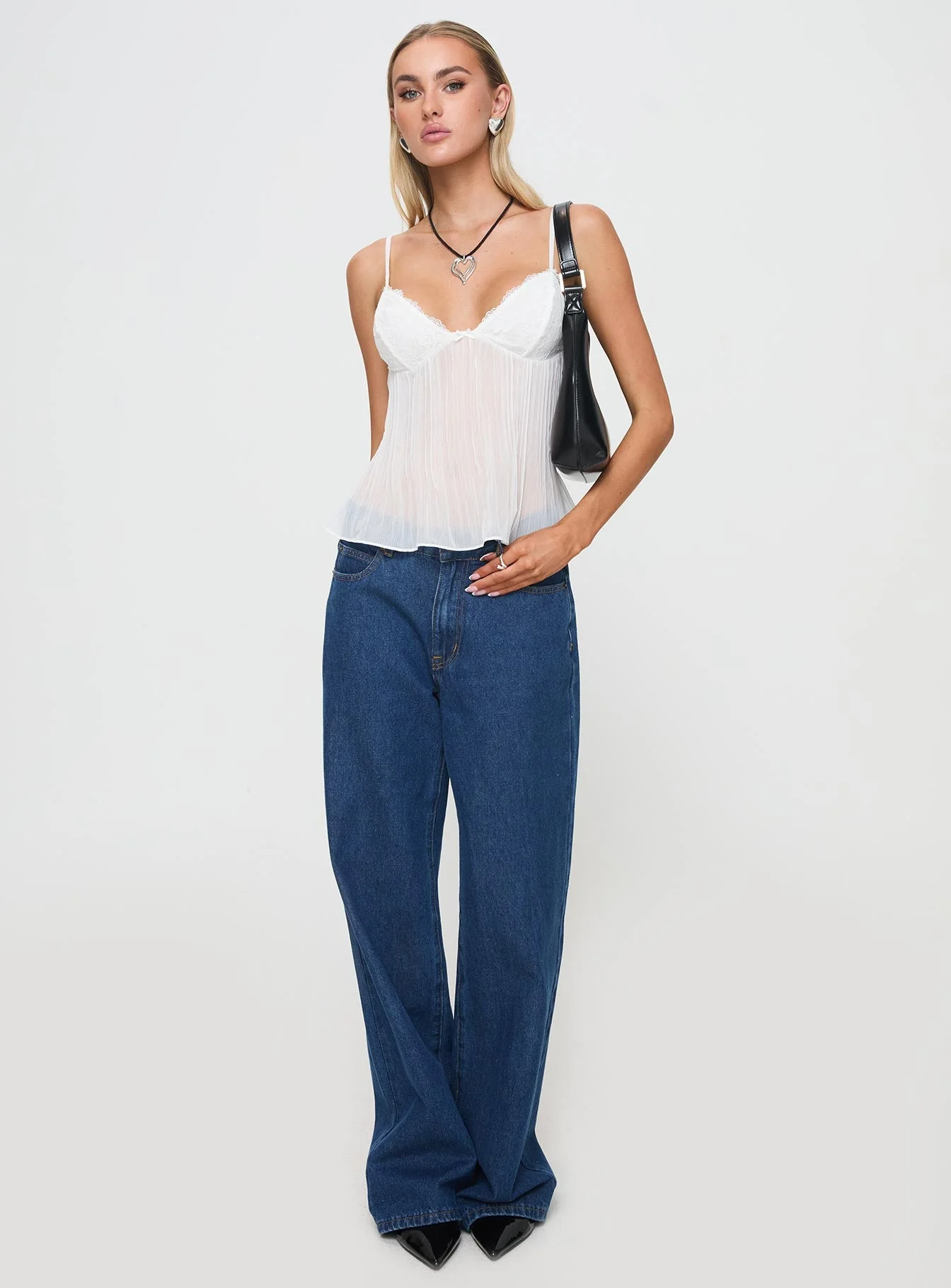 Zami Pleat Top White - Image 3