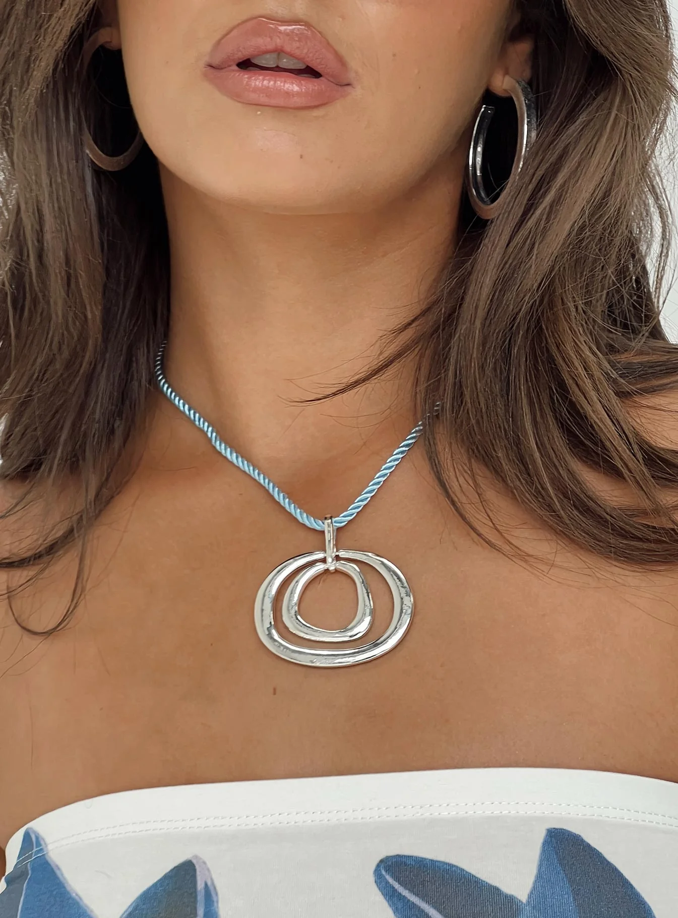 Zenda Necklace Blue / Silver - Image 4