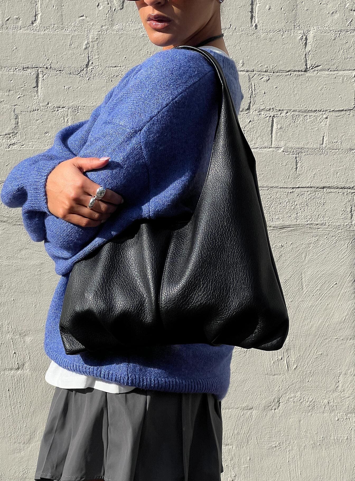 Zenia Shoulder Bag Black - Image 8