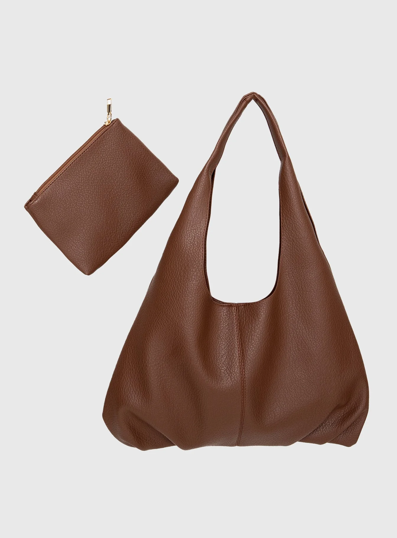 Zenia Shoulder Bag Brown - Image 4
