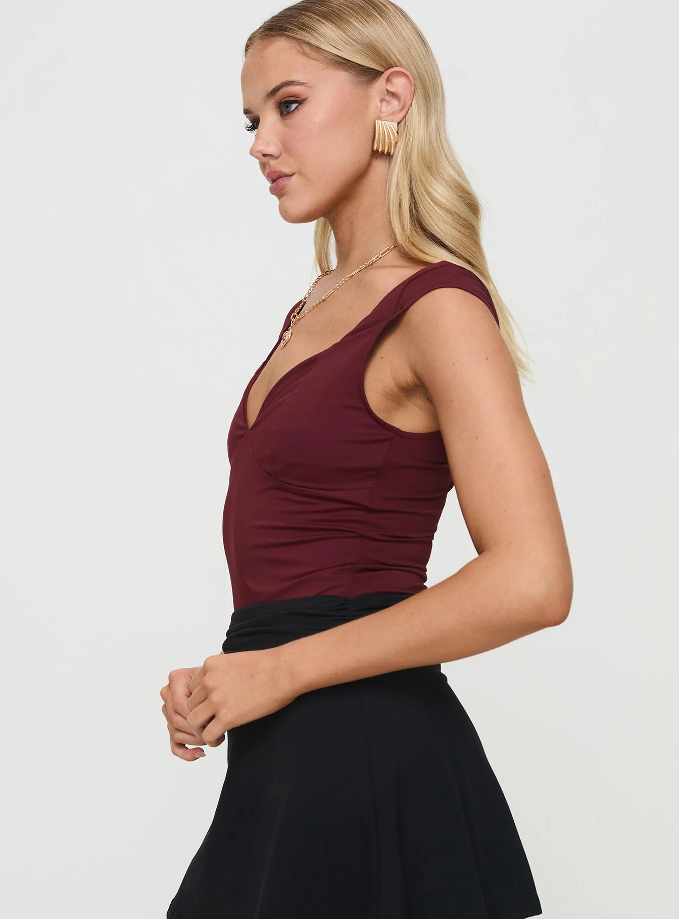 Zenon Bodysuit Wine - Image 4
