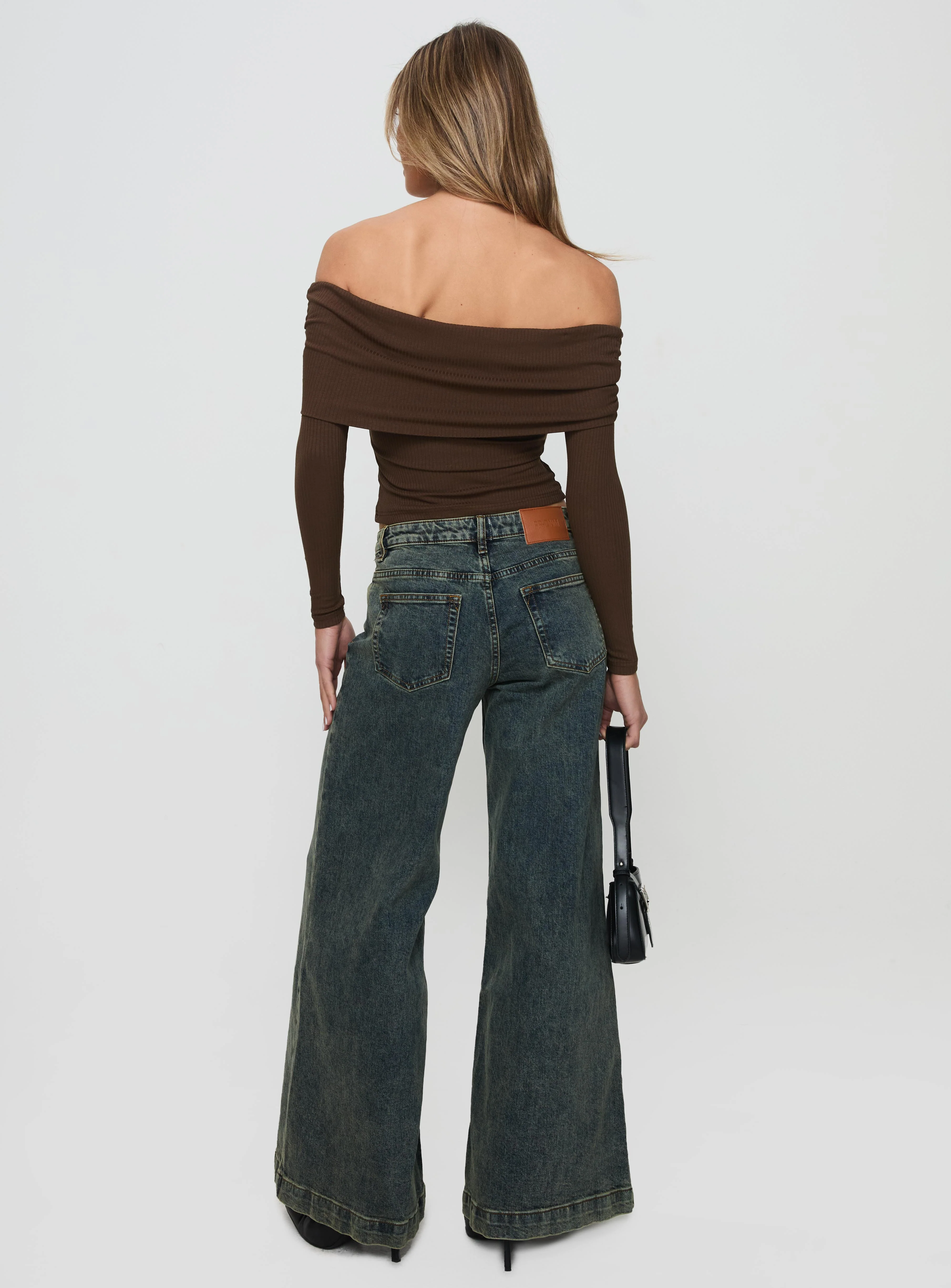 Ziggie Low Rise Baggy Jeans Antique Wash - Image 4