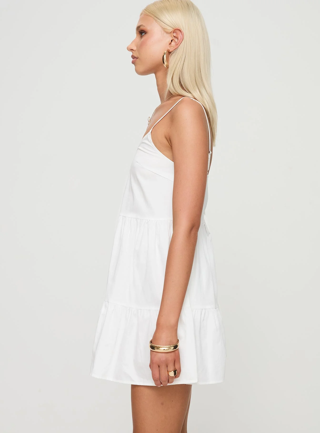 Zorion Mini Dress White - Image 4